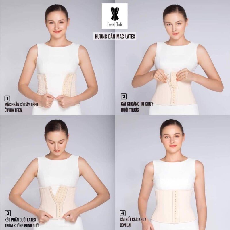 Hướng dẫn Sử Dụng Latex Corset Chuẩn
