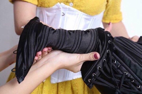 Corset xương thép non định hình eo