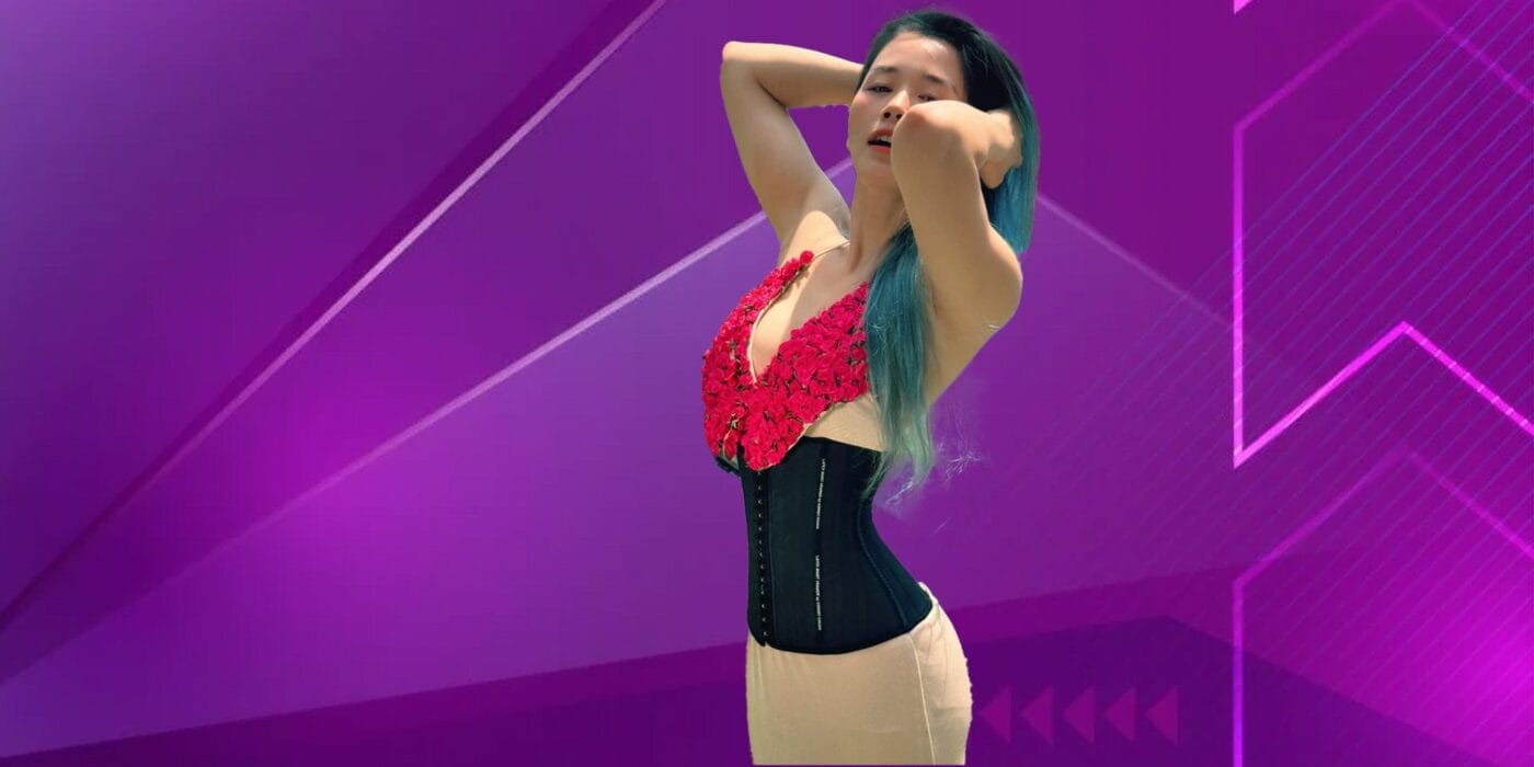 latex corset chuẩn