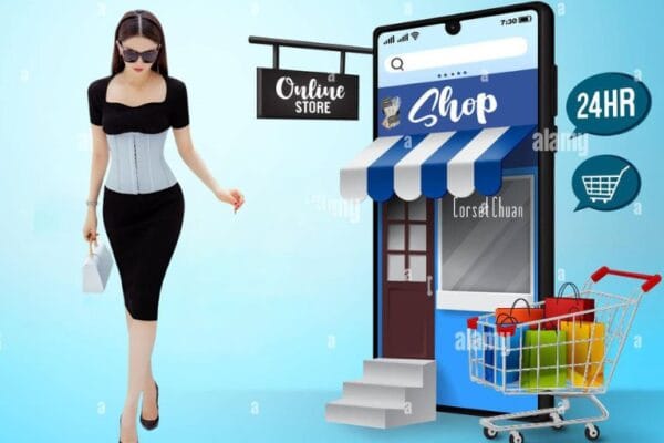 cửa hàng corset chuẩn